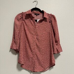 Pink Floral Women's Top